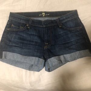 7 For All Mankind jean shorts
